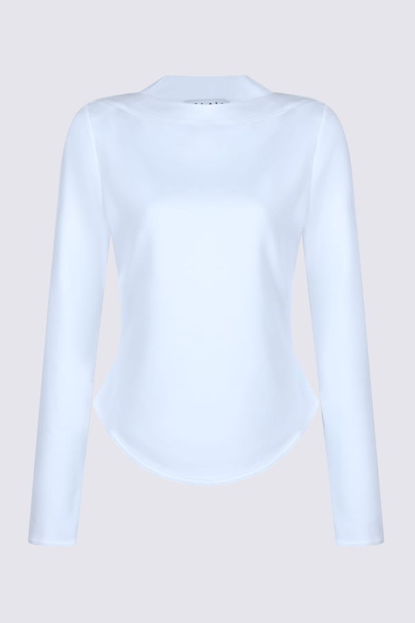 Alaia White Cotton T-Shirt