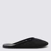 MIU MIU Leather Flats - Black - Thumbnail 1
