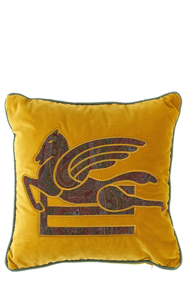 Etro New Somerset Velvet Cushion - Yellow