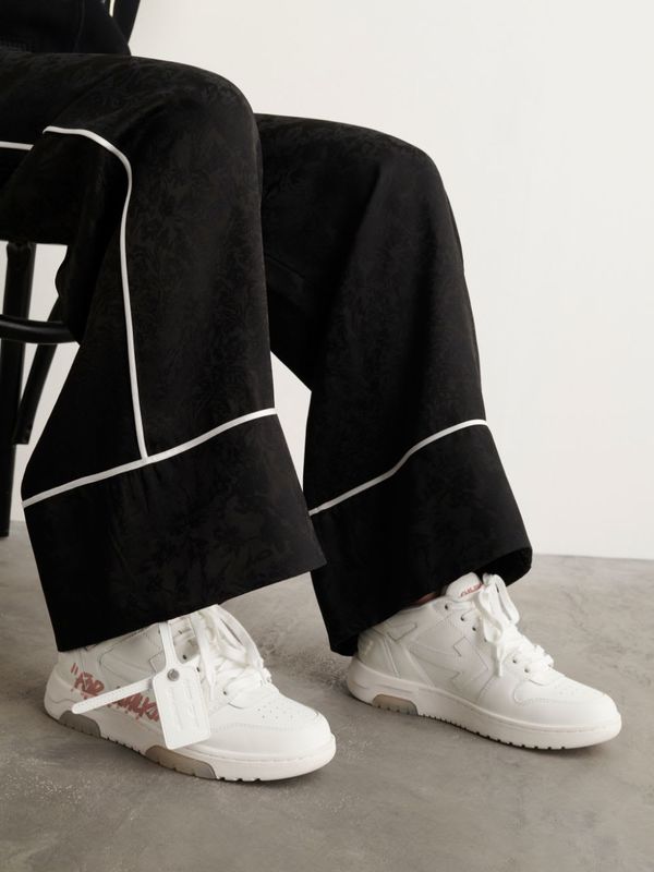 Off-White Out Of Office Leather Sneakers