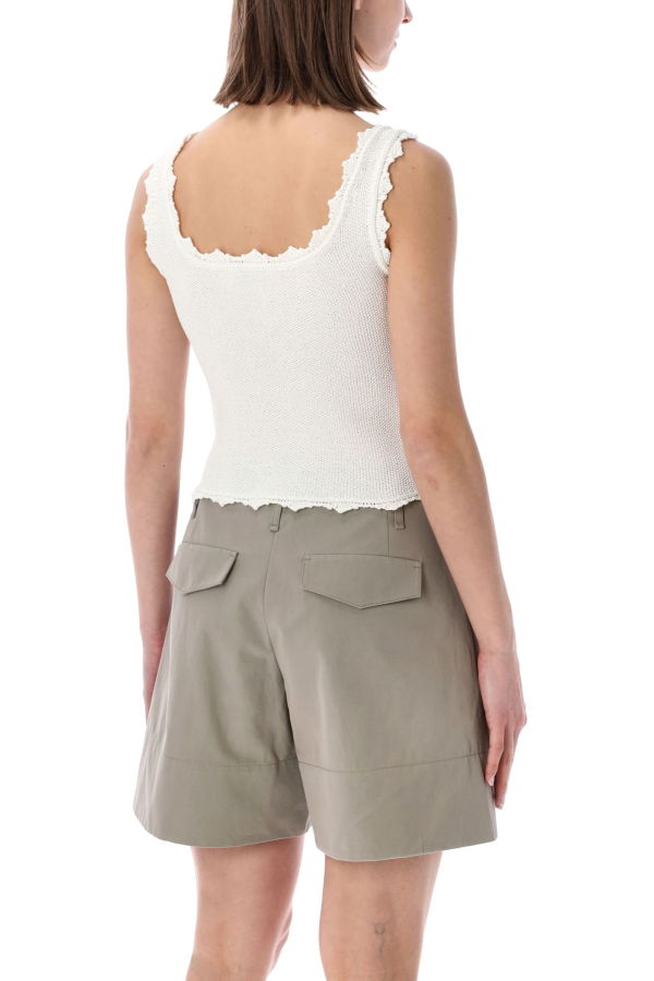 LOW CLASSIC Top Knit Top - White