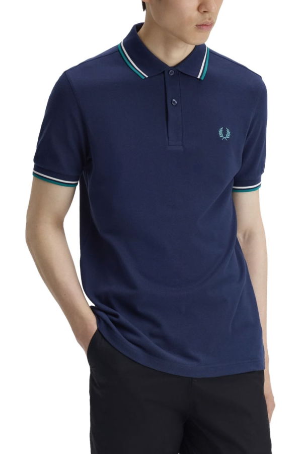 Fred Perry Polo Con Logo Polo Shirt - Blue