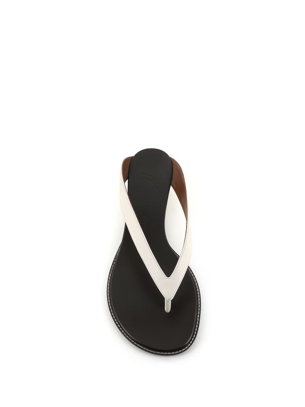 Giuseppe Zanotti Nour Flip-Flops - Bianca