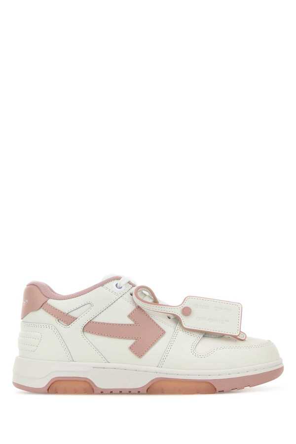 Off-White White Leather Out Of Office Sneakers