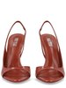 Paris Texas Lydia Slingback - Red - Thumbnail 3