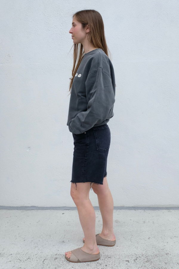 Clare V. Oversized Eyes Sweatshirt