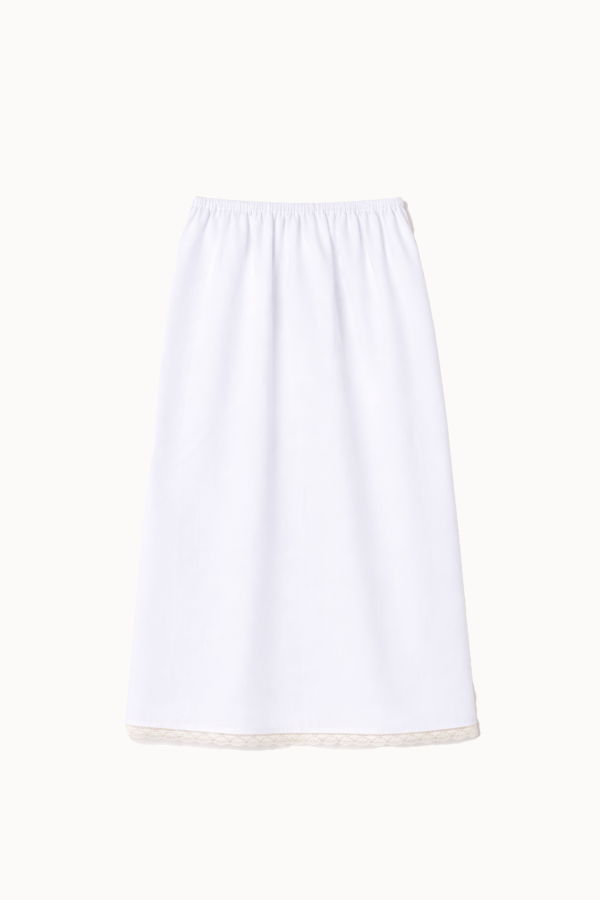 MARIA McMANUS Lace Tulip Skirt - White