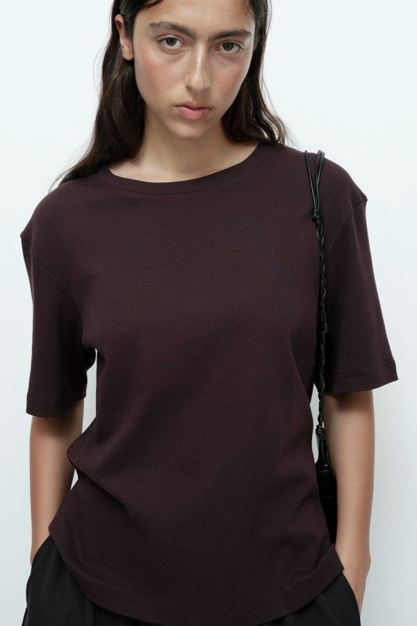 Mijeong Park Oversized T-Shirt - Dark Brown