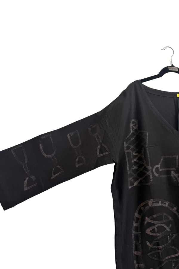 Happy French Gang #114 Hand-Painted Jumpsuit M/L Le Dner