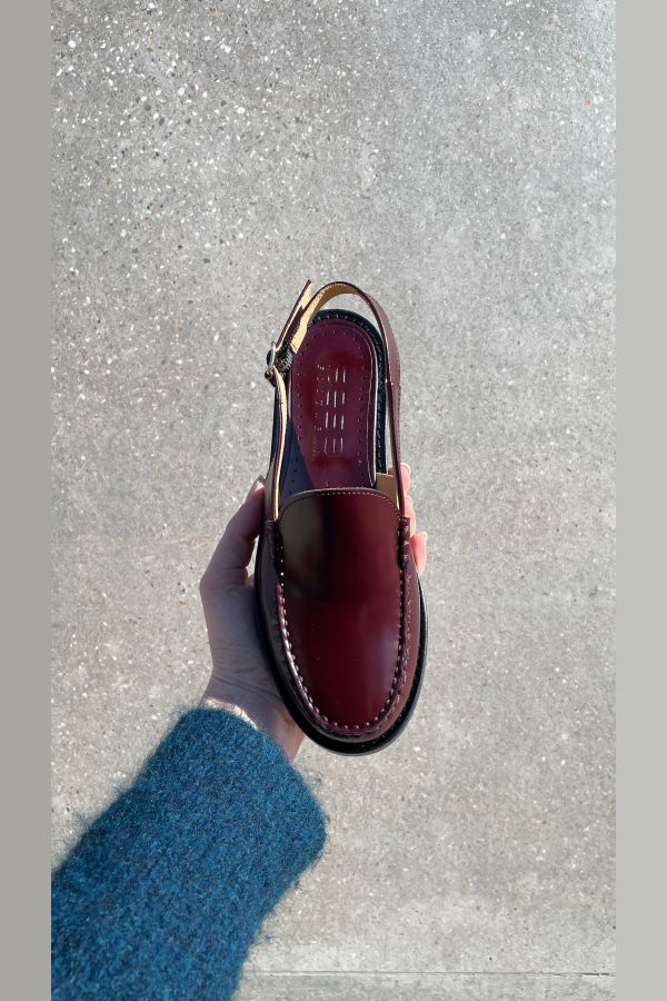 Sesa Charlotte Slingback Loafer - Chianti