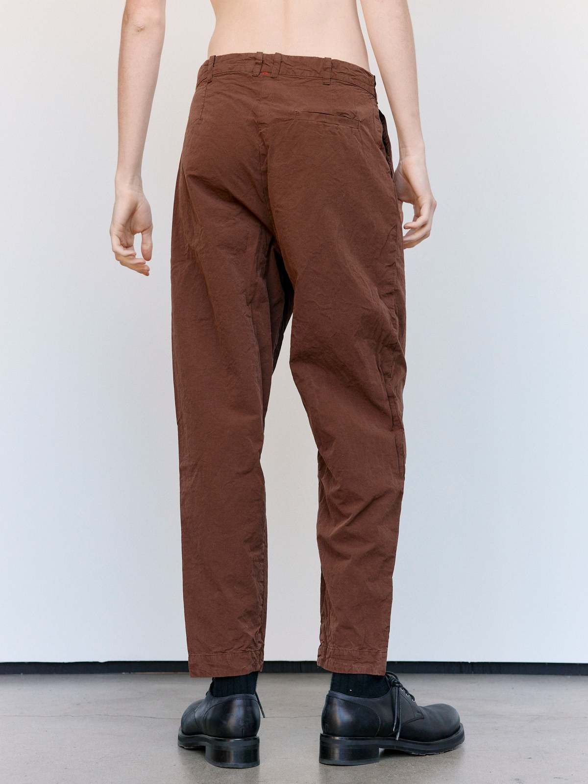 Casey Casey Brown Paper Cotton Mili Hiroshi Pants - Image 2 of 8