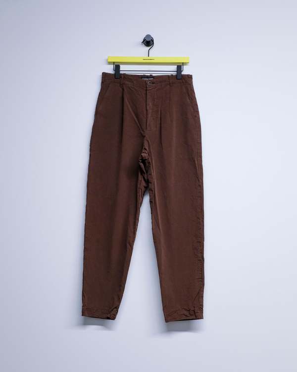 Casey Casey Brown Paper Cotton Mili Hiroshi Pants