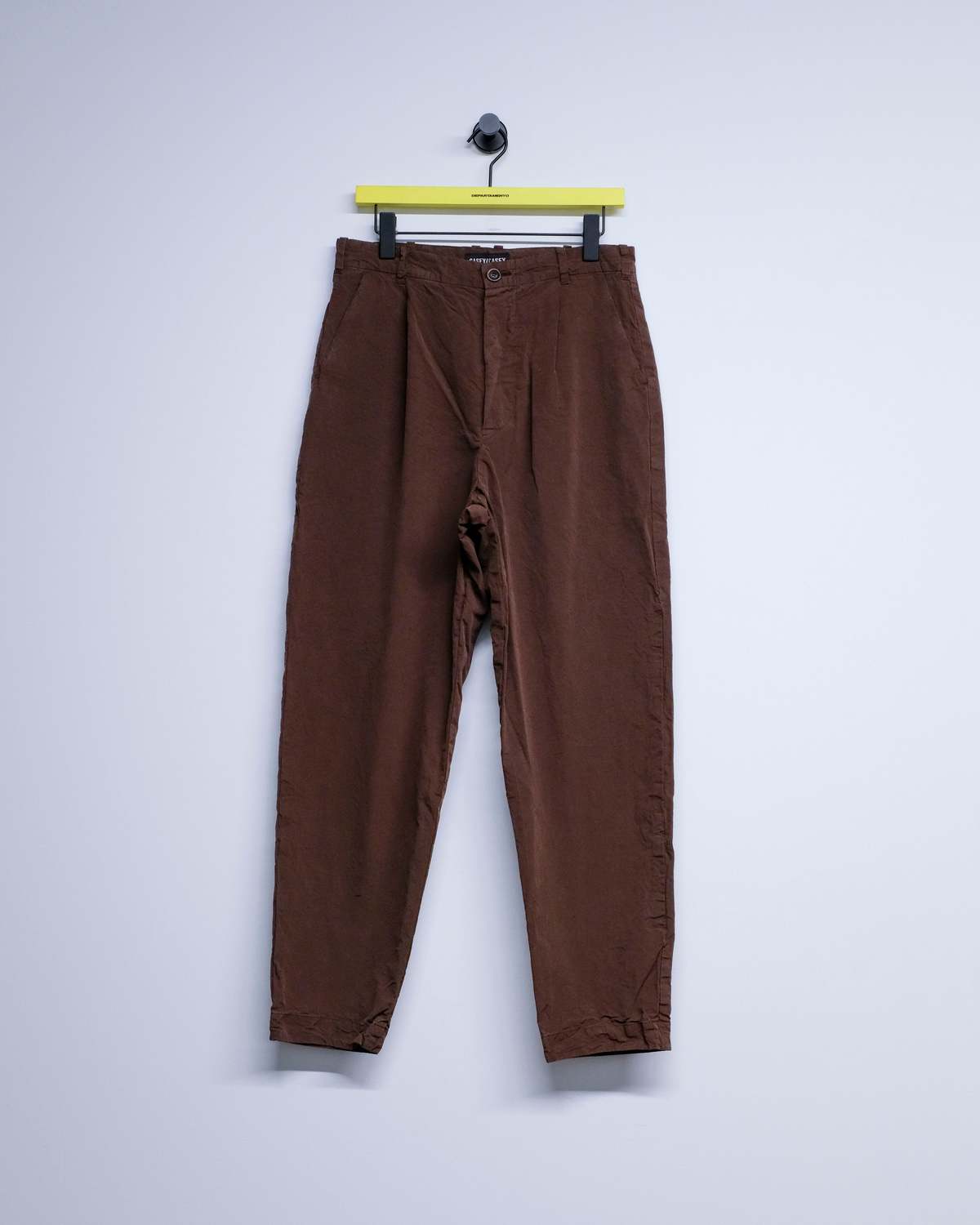 Casey Casey Brown Paper Cotton Mili Hiroshi Pants - Image 7 of 8