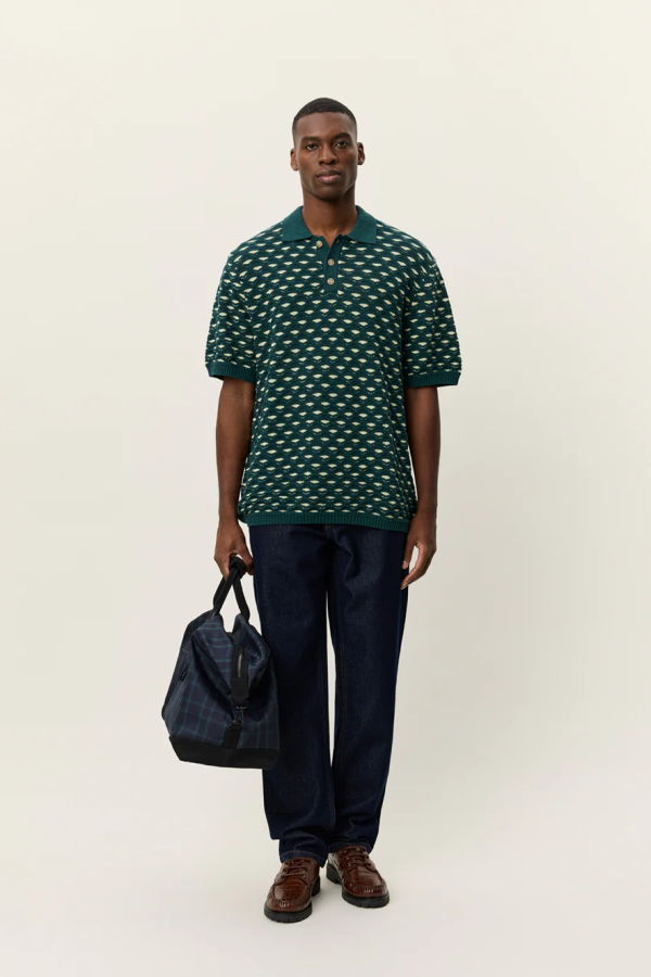 LES DEUX Esmay Shell Knitted Polo