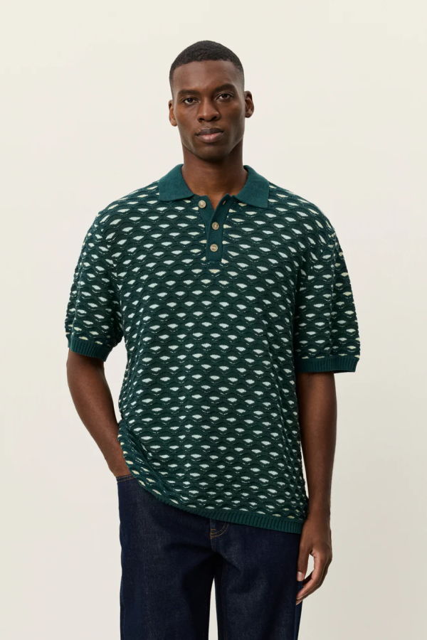 LES DEUX Esmay Shell Knitted Polo