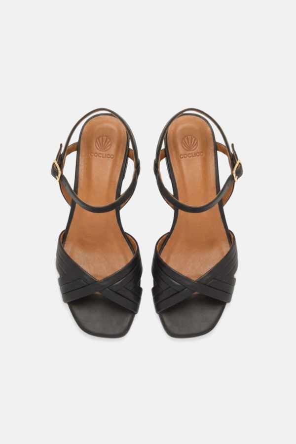 Coclico Aire Sandal - Black Leather