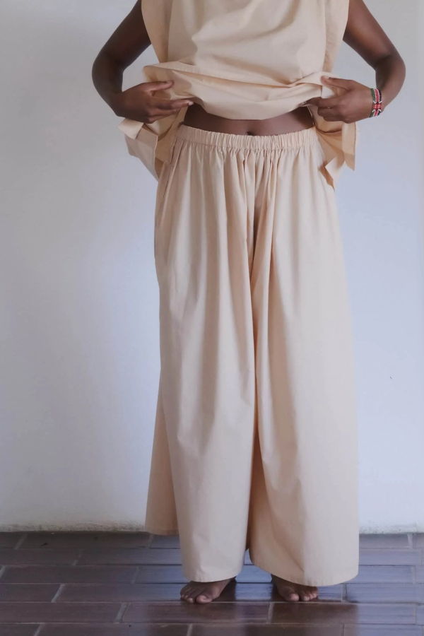 Baserange Andradita Cable Pants - Sand