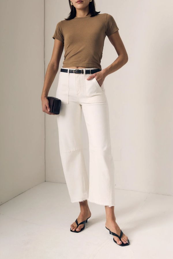 Le Jean Utility Soft Barrel Jeans