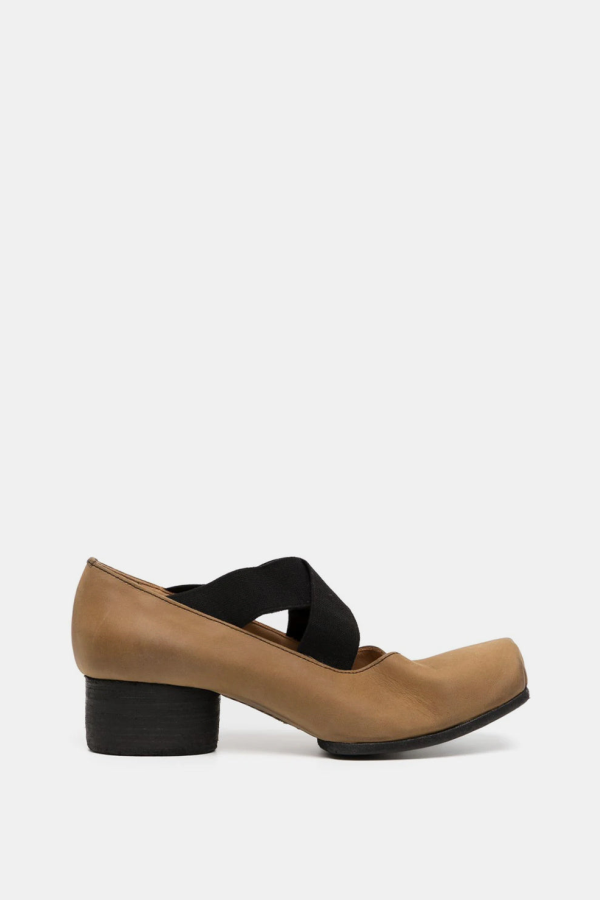 Uma Wang High Ballet Shoes - Mustard/Black