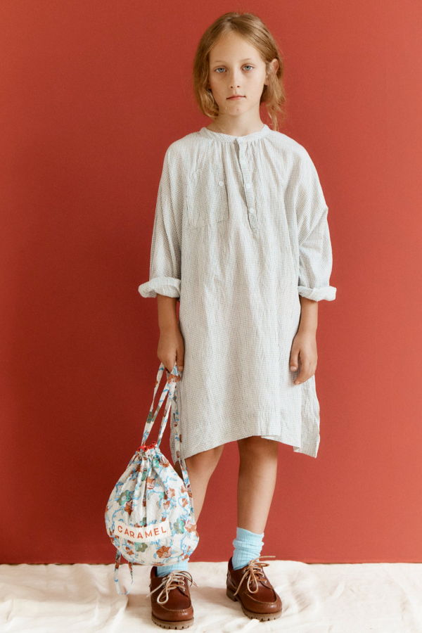 KIDS Caramel Yew Cotton Dress