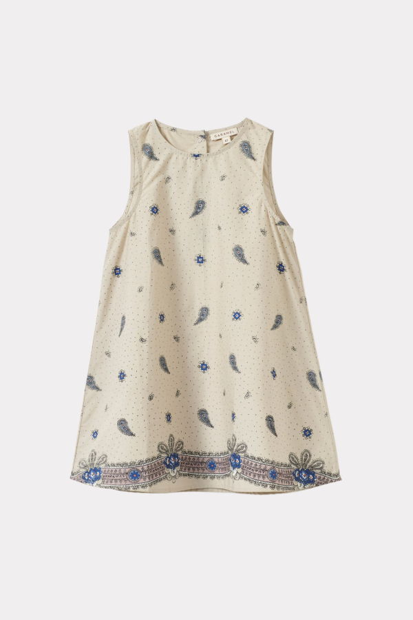 KIDS Caramel Zinnia Girl's Cotton Dress