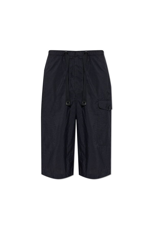 Lemaire Cargo Easy Shorts - Squid Ink