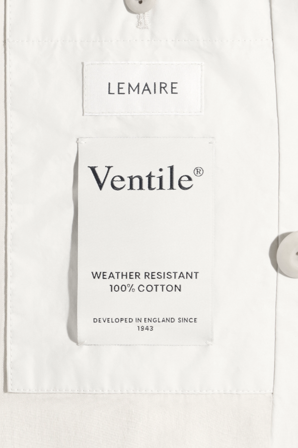 Lemaire Cropped Trench Coat - Soja