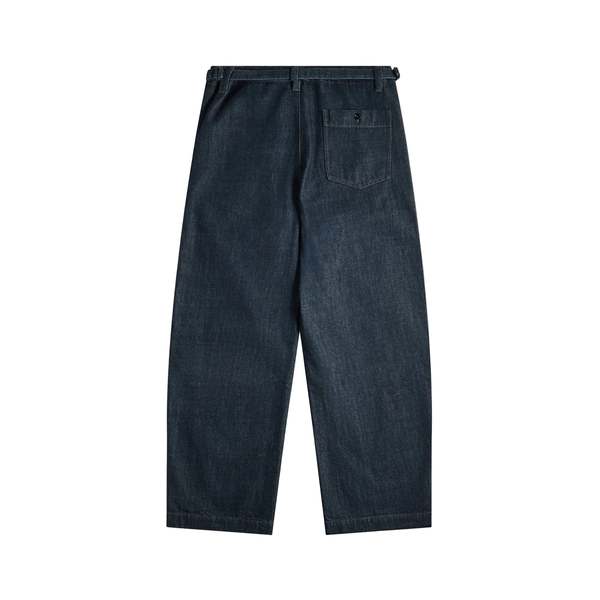 Lemaire Maxi Workwear Pants - Denim Indigo
