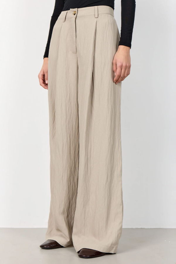 Levete Room Polka Trousers - Beige