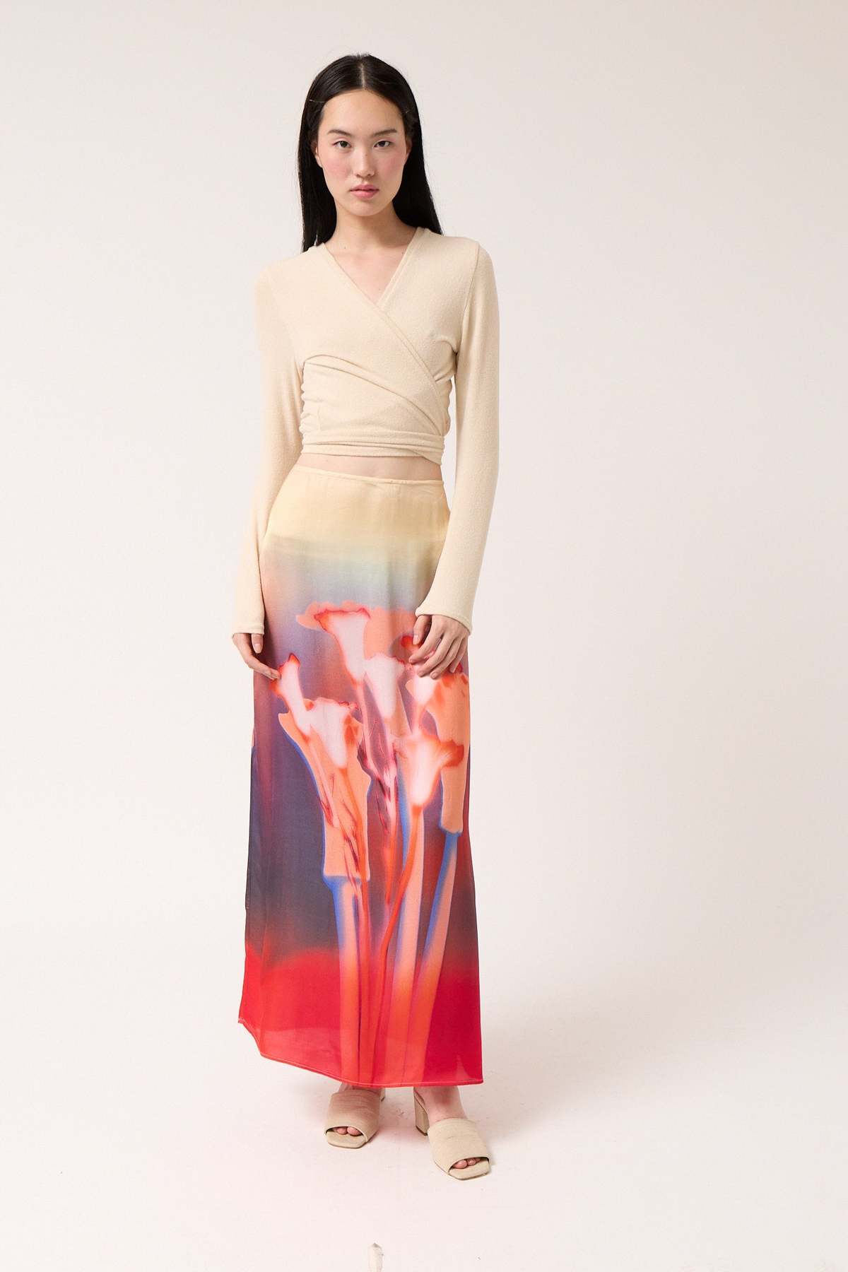 Colmillo de Morsa Bright Floral Long Printed Skirt - Image 2 of 8