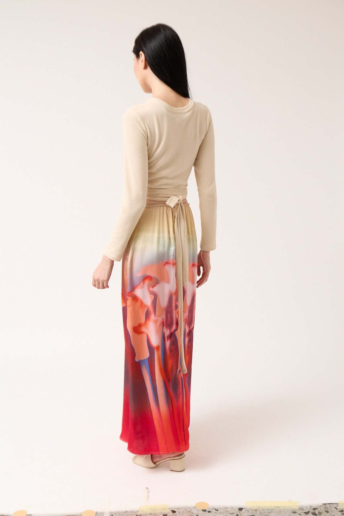 Colmillo de Morsa Bright Floral Long Printed Skirt - Image 5 of 8
