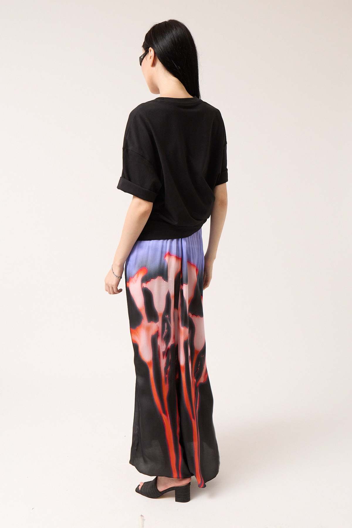 Colmillo de Morsa Bright Floral Long Printed Skirt - Image 7 of 8