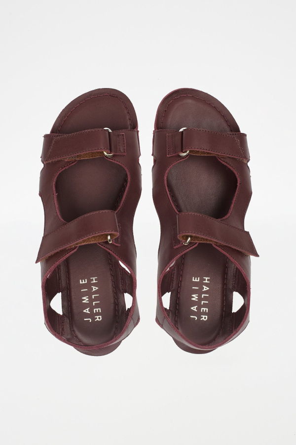 Jamie Haller Walking Sandal - Oxblood