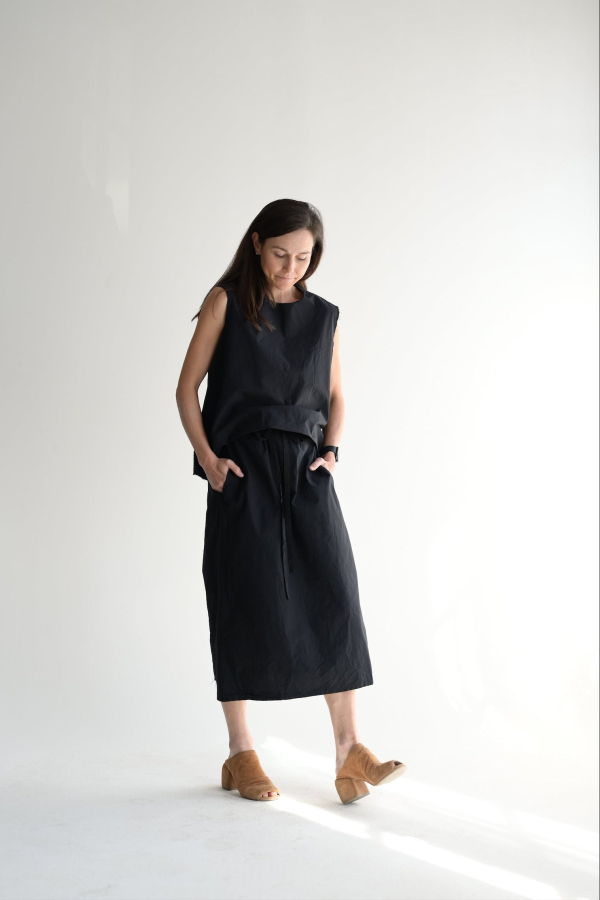 SCHA Twisted Skirt Medium Long