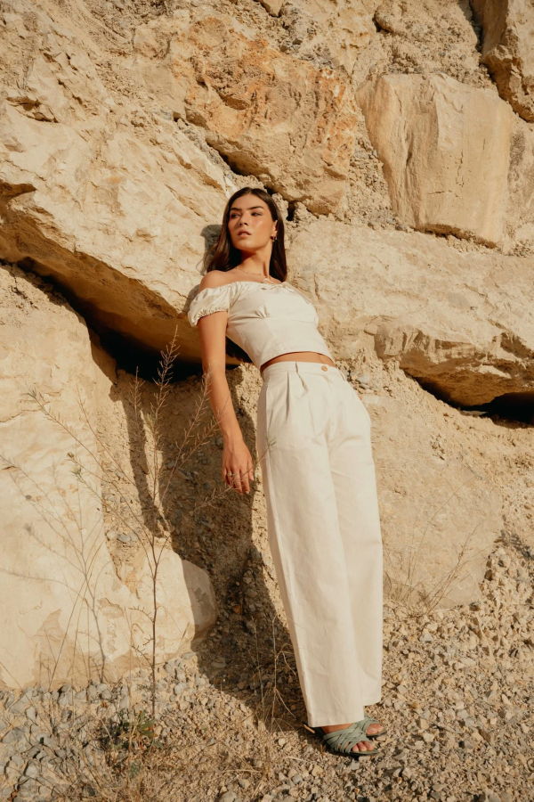 SIZ Cornelian Trousers - Ecru