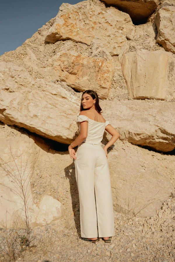 SIZ Cornelian Trousers - Ecru