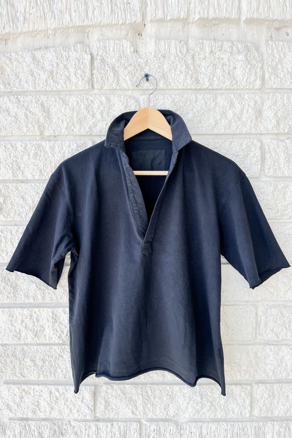 Frank & Eileen Patty Popover Henley Top - British Royal Navy