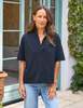 Frank & Eileen Patty Popover Henley Top - British Royal Navy - Thumbnail 4