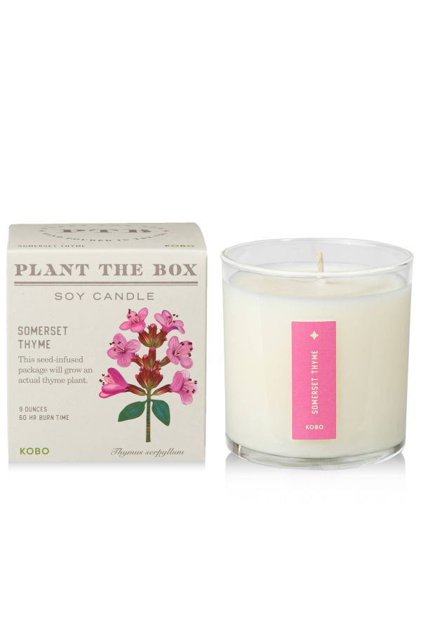 KOBO Somerset Thyme Plant the Box Candle 9oz