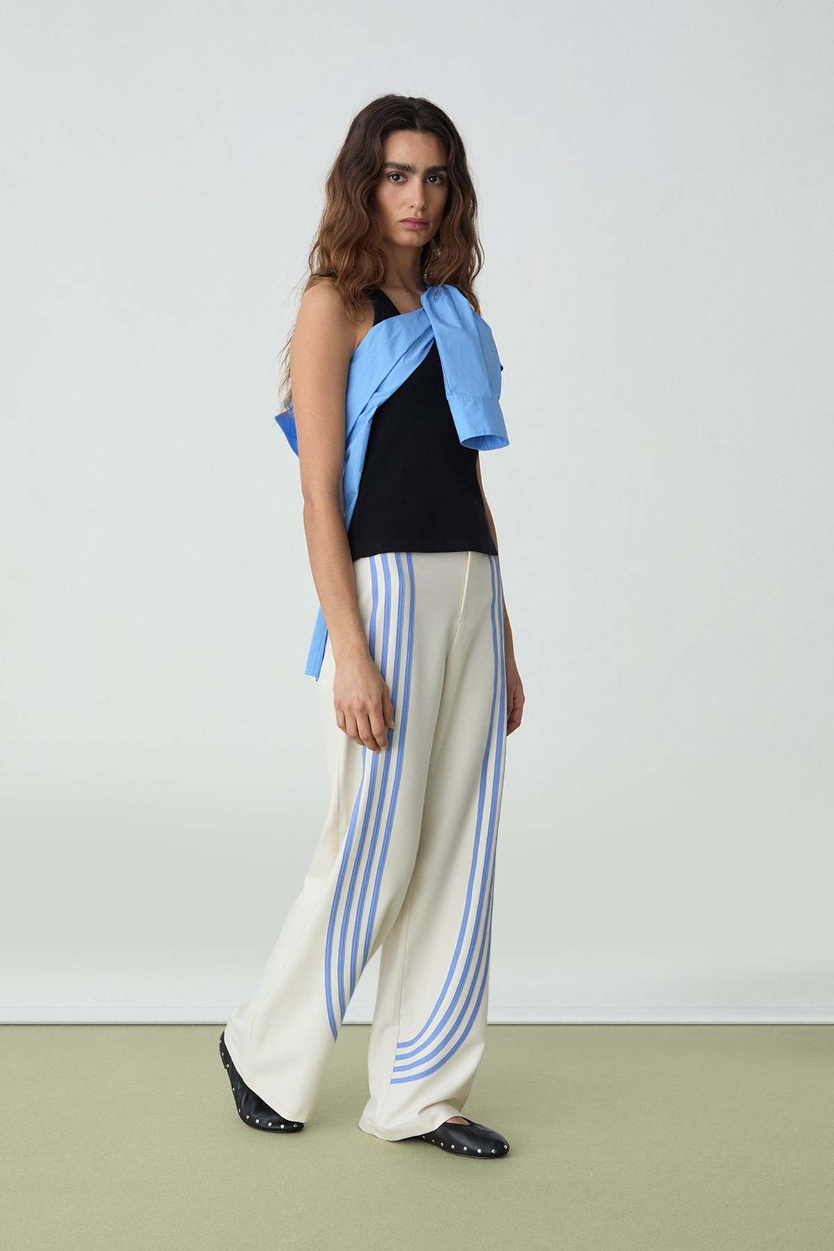 LAAGAM Zion Pants - Ecru - Image 1 of 3