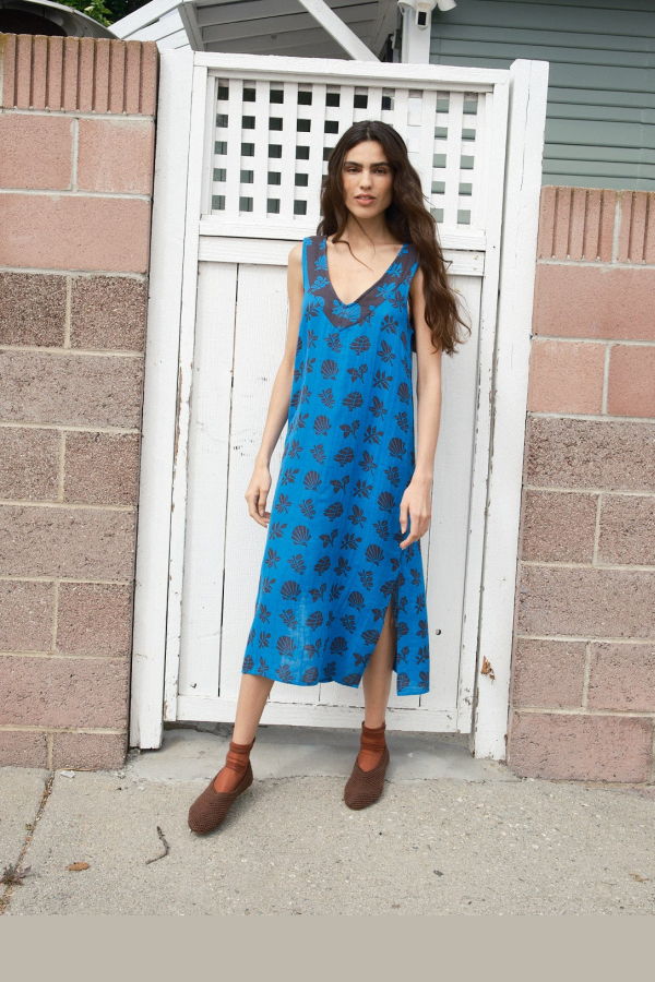 Ace & Jig Beth Dress - Azure