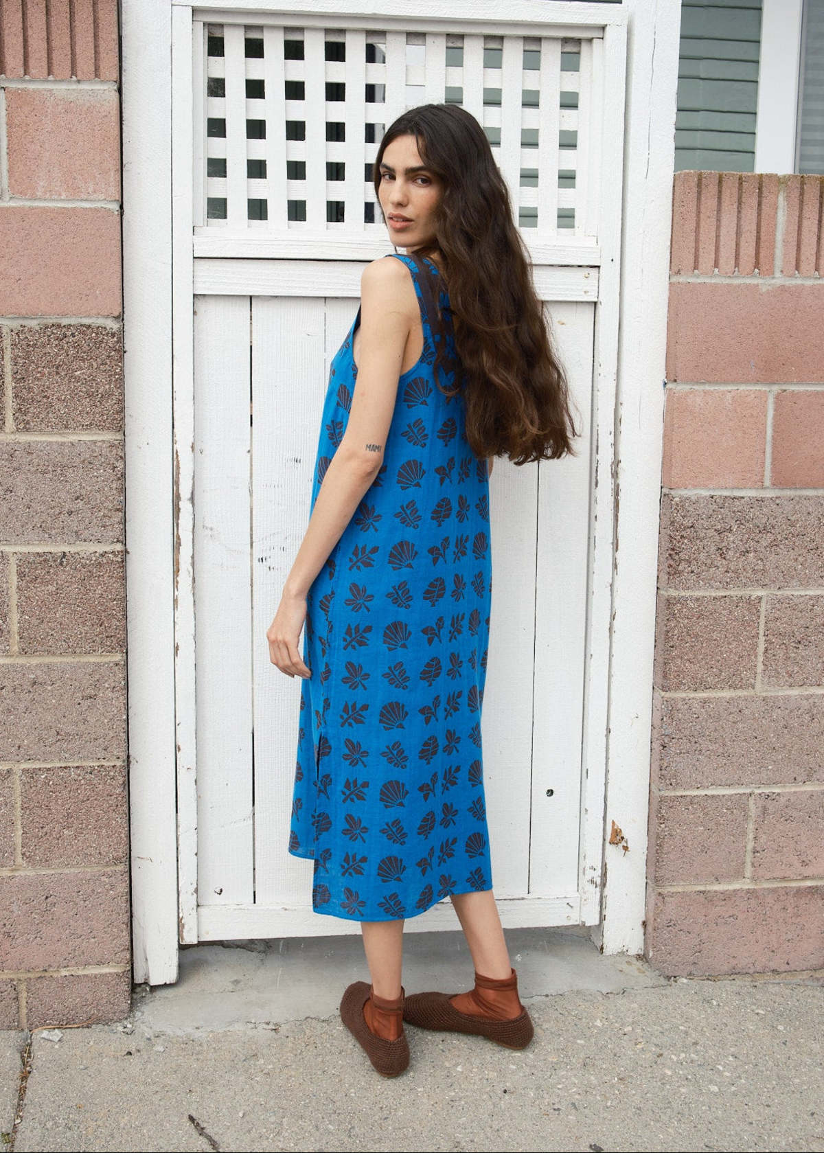 Ace & Jig Beth Dress - Azure - Image 3 of 7