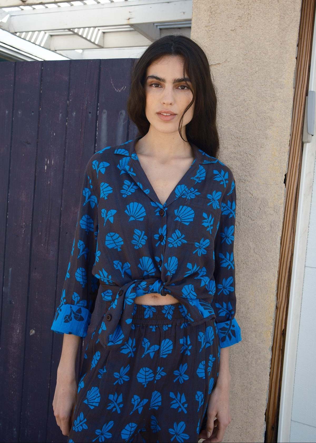 Ace & Jig Diego Shirt - Java - Image 1 of 6