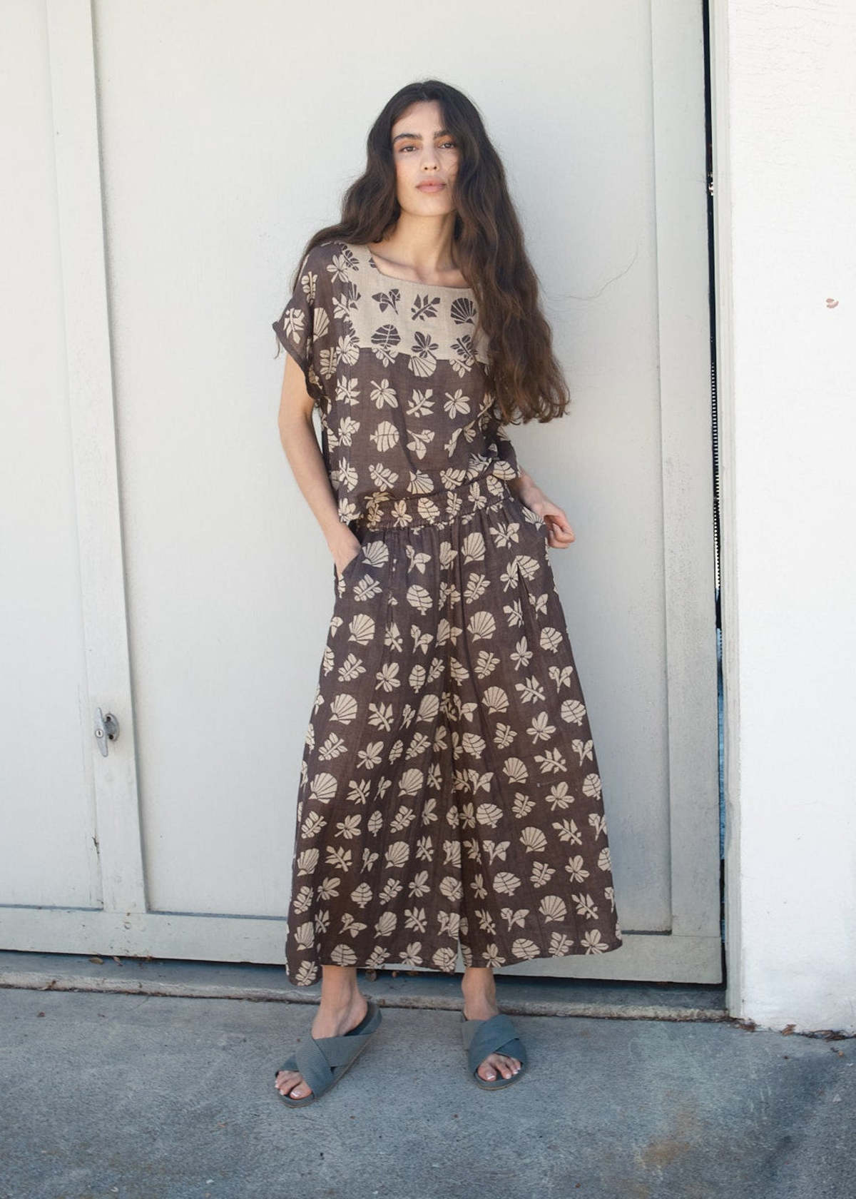 Ace & Jig Jo Midi Culottes - Botanical - Image 3 of 6