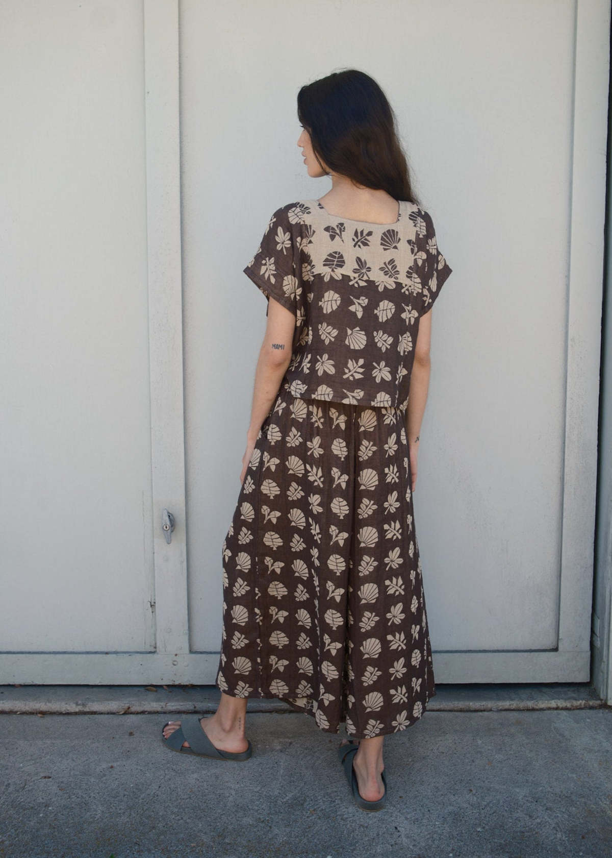 Ace & Jig Jo Midi Culottes - Botanical - Image 4 of 6