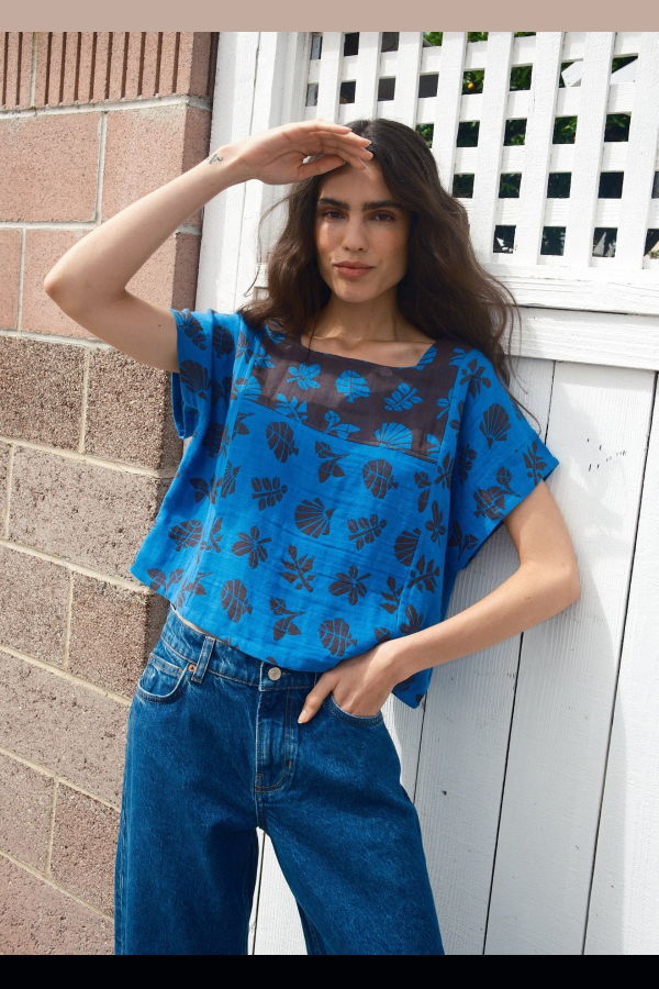 Ace & Jig Prudence Top - Azure