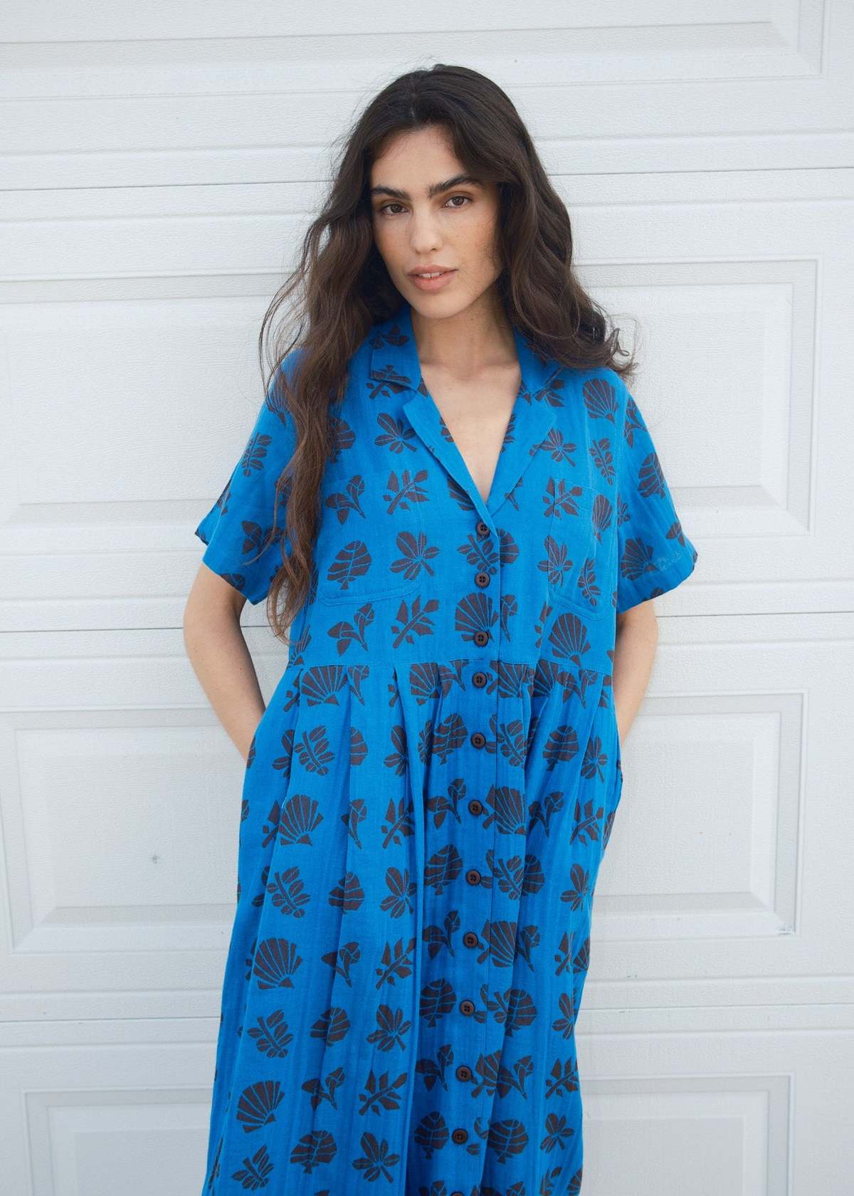 Ace & Jig Sabine Dress - Azure - Image 5 of 9