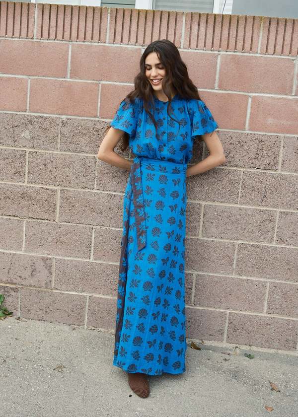 Ace & Jig Sangria Skirt - Azure