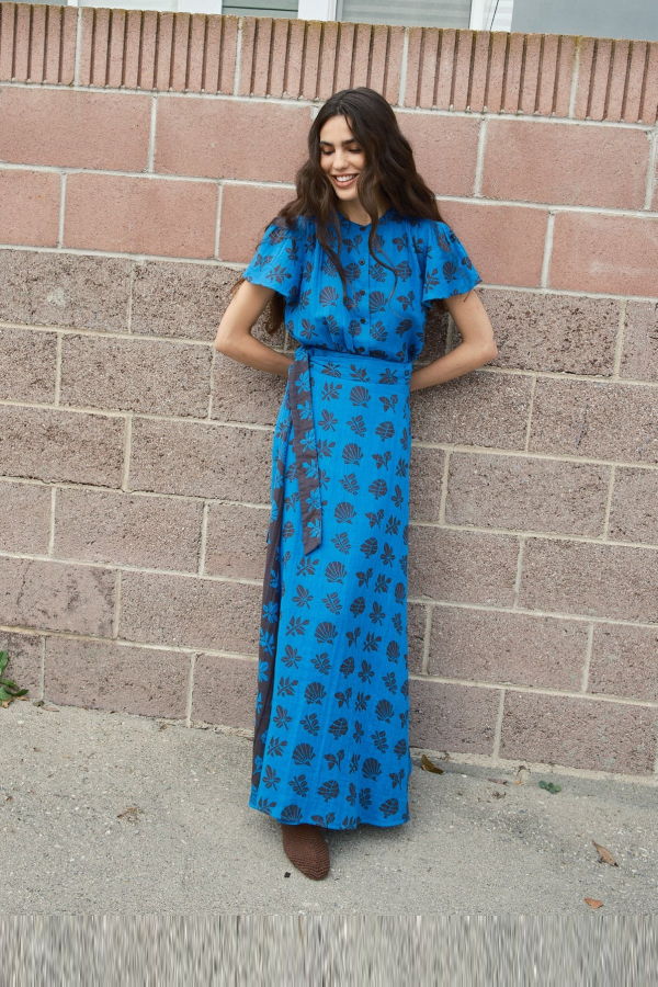 Ace & Jig Sangria Skirt - Azure