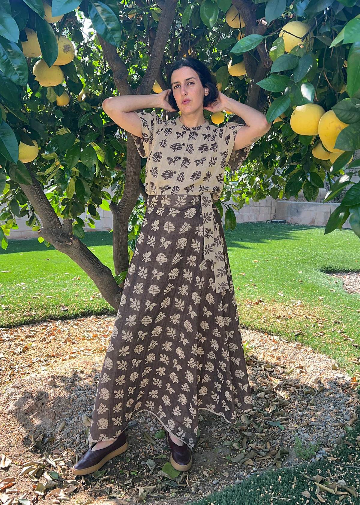 Ace & Jig Sangria Skirt - Wheat - Image 2 of 5